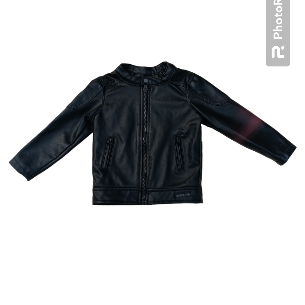 Hudson faux leather jacket. Size 2T - Picture 2 of 6